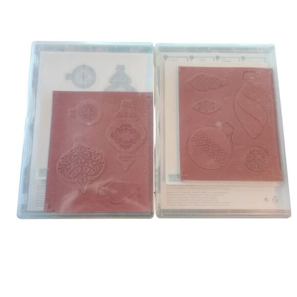 Stampin' Up! Stamp Set ORNAMENT KEEPSAKES Set of 9 128051 Holiday Christmas Tree - Picture 6 of 6